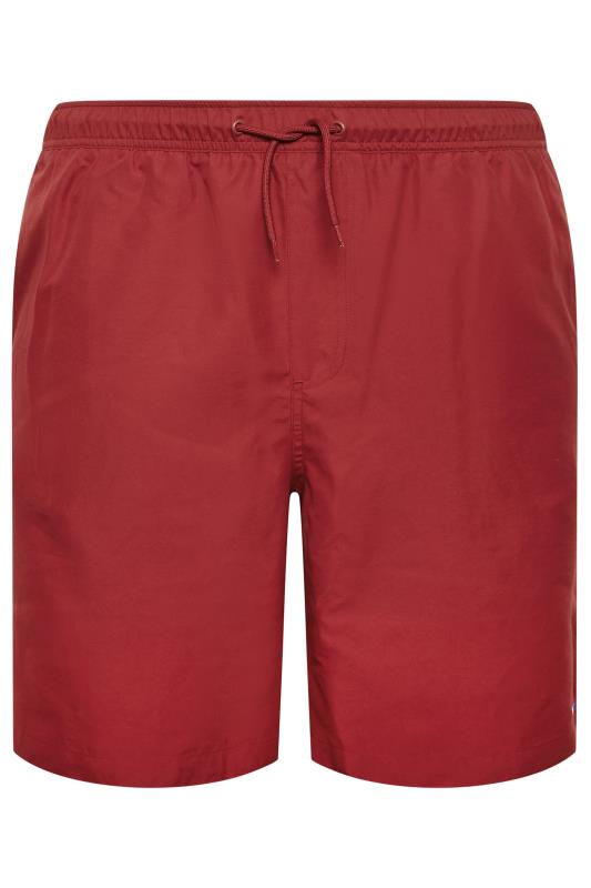 BadRhino Big & Tall Red Swim Shorts | BadRhino 4