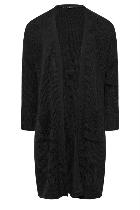 Curve Black Knitted Cardigan | Yours Clothing 6