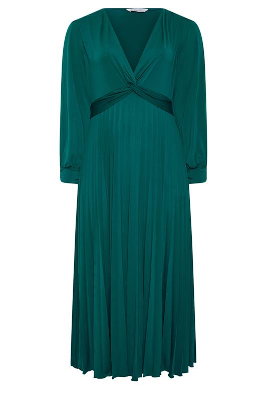 forest green long sleeve maxi dress Yours London Women's Plus Size Knot Size 18 FC:Embellished