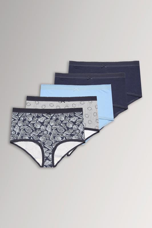  YOURSET 5 PACK Curve Blue Seaside Full Briefs