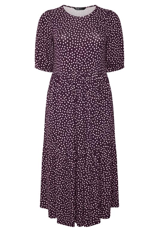 YOURS Plus Size Polka Dot Maxi Dress | Yours Clothing 5