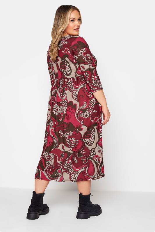 LIMITED COLLECTION Red Paisley Print Midaxi Dress_C.jpg