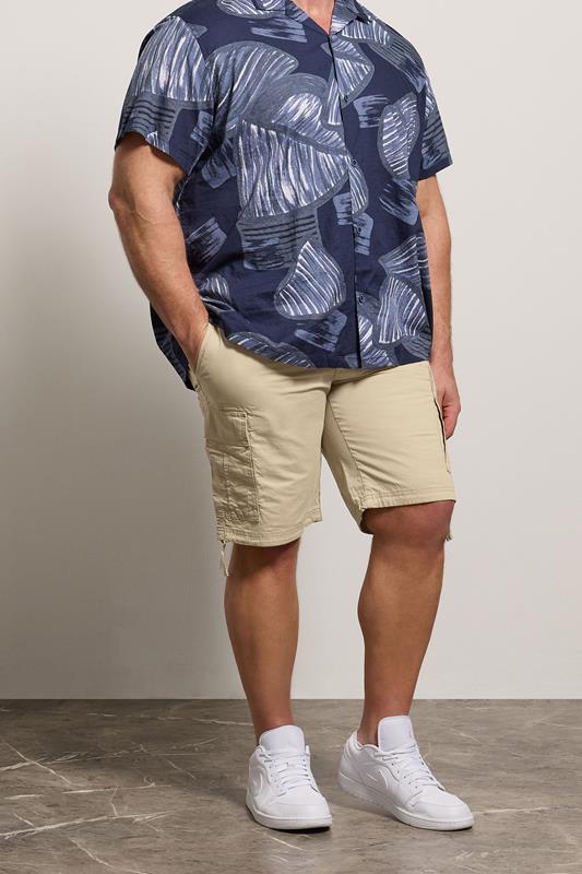  JACK & JONES Big & Tall Short cargo brun grès à taille mi-haute