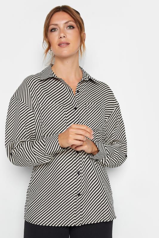 LTS Tall Black Stripe Shirt | Long Tall Sally  4