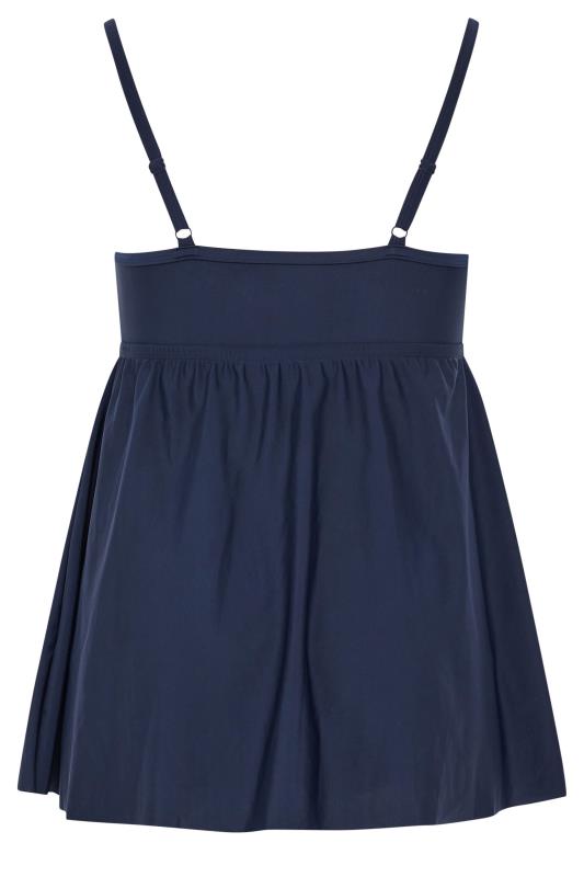 YOURS Plus Size Navy Blue Swimdress | Yours Clothing 8
