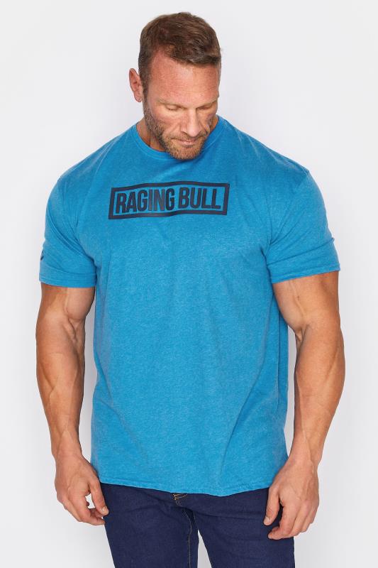 RAGING BULL Big & Tall Blue High Build T-Shirt 1