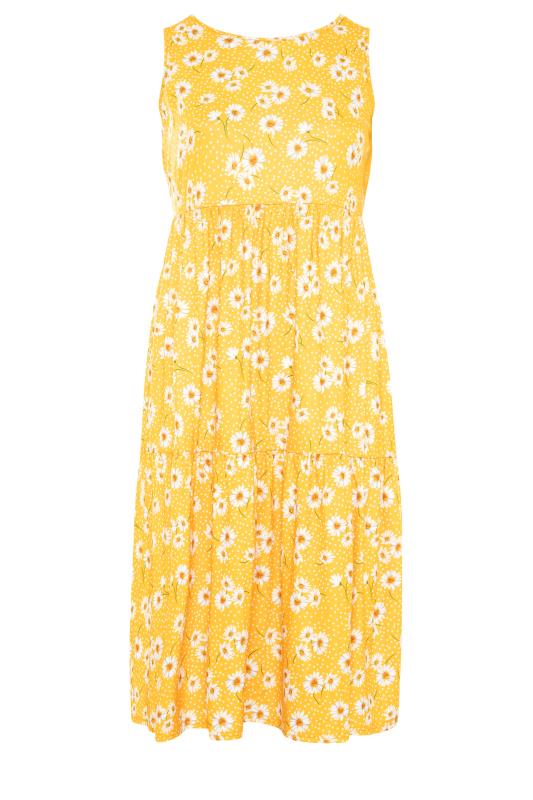 Yellow Daisy Print Midaxi Dress_F.jpg