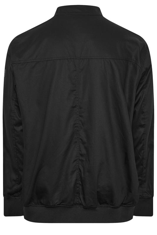D555 Big & Tall Black Harrington Jacket | BadRhino 4
