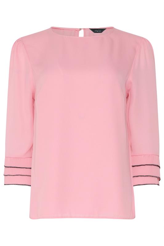 M&Co Pink Frill Sleeve Blouse | M&Co 6