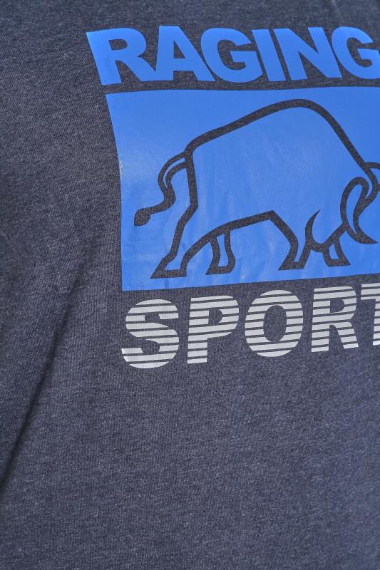 RAGING BULL Big & Tall Navy Blue 'Raging Sport' Graphic T-Shirt 3