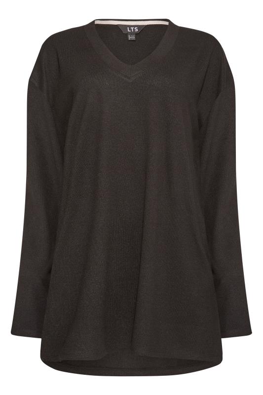 Tall Women's LTS Black Soft Touch Lounge Top | Long Tall Sally 5