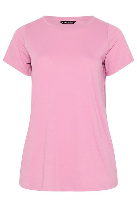 YOURS 5 PACK Plus Size Pink & Orange Core T-Shirts | Yours Clothing 14