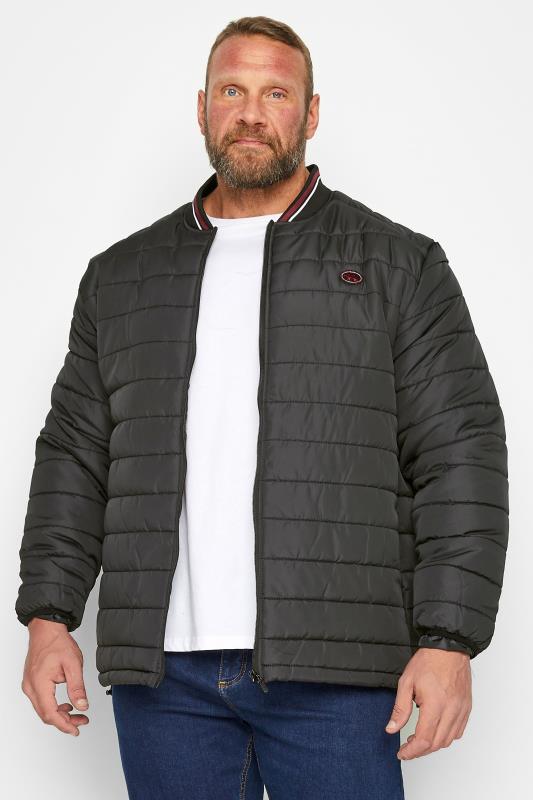 Men's  D555 Big & Tall Black Padded Puffer Jacket