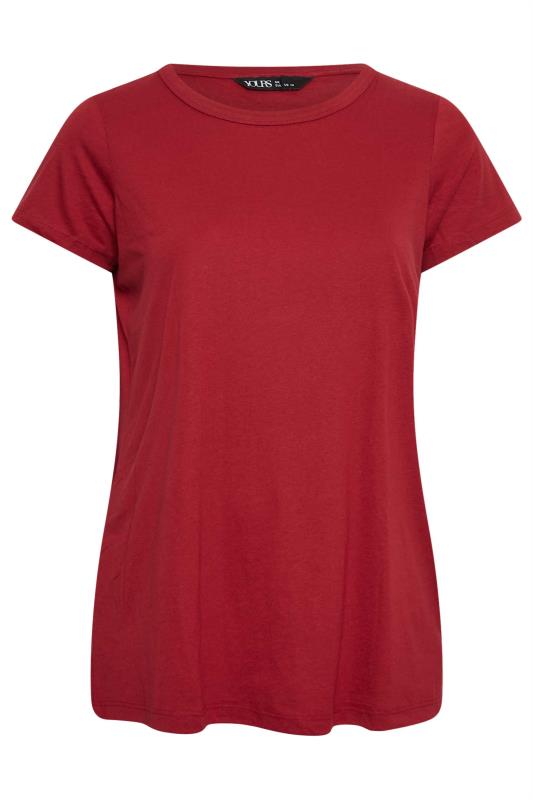 YOURS 3 PACK Plus Size Green & Red T-Shirts | Yours Clothing 11