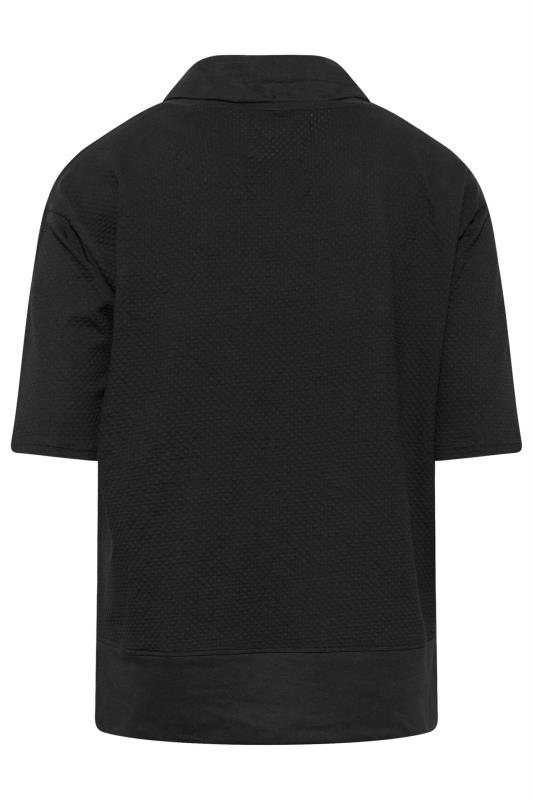 Plus Size Black Stud Sleeve Sweatshirt | Yours Clothing 7
