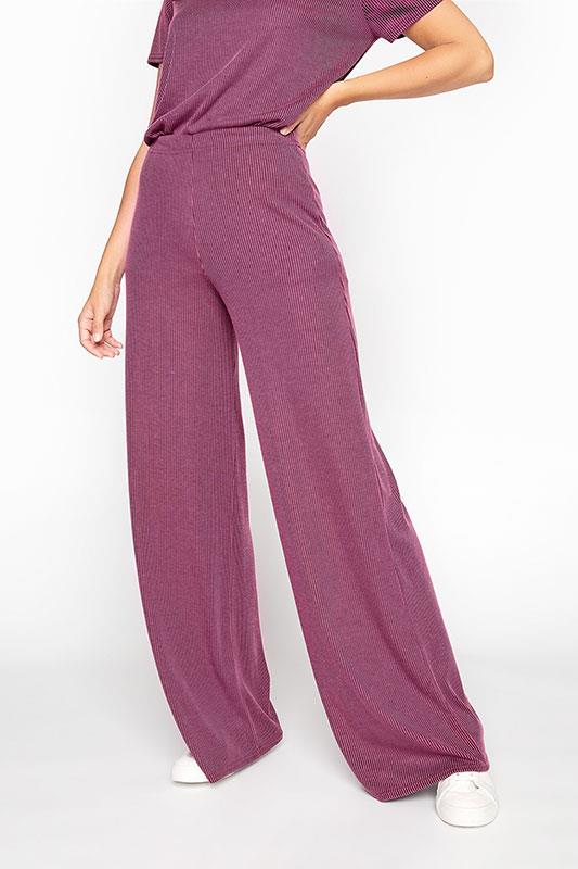 LTS Tall Pink Two-Tone Wide Leg Lounge Trousers_moire.jpg