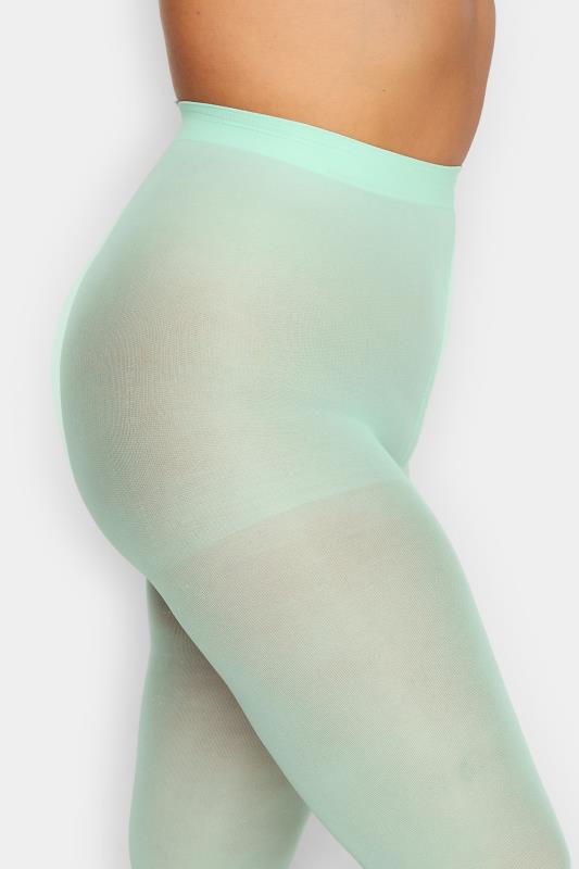 Plus Size Light Blue 50 Denier Tights | Yours Clothing 2