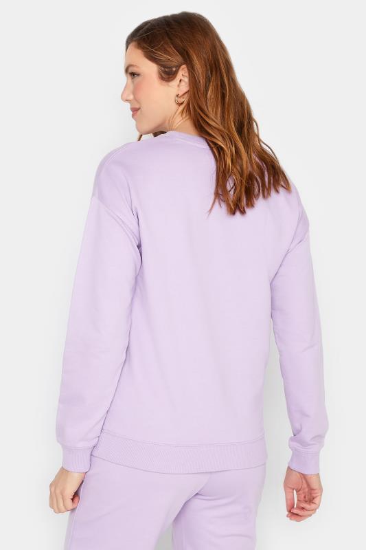 LTS Tall Lilac Purple Long Sleeve Sweatshirt | Long Tall Sally  3