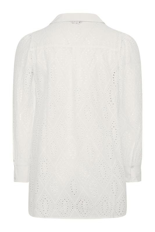 LIMITED COLLECTION Curve White Broderie Anglaise Shirt_Y.jpg