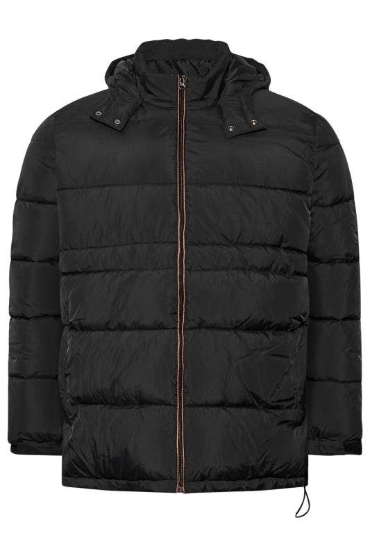 BadRhino Big & Tall Black Zip Puffer Jacket | BadRhino  2