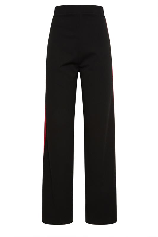 LTS Tall Women's Red & Black Side Stripe Wide Leg Trousers | Long Tall Sally 6