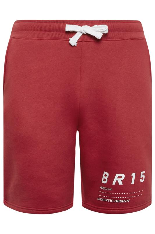Men's  BadRhino Big & Tall Red BR15 Jogger Shorts