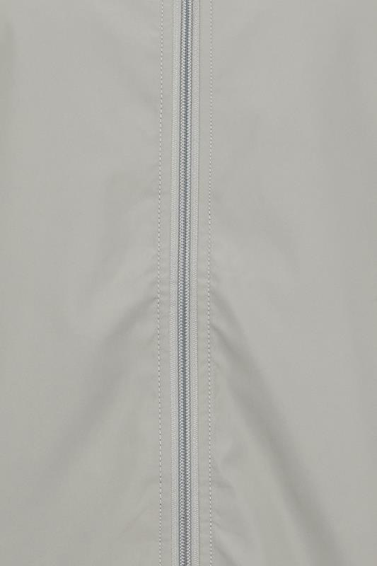 KAM Big & Tall Silver Grey Lightweight Harrington Jacket | BadRhino 5