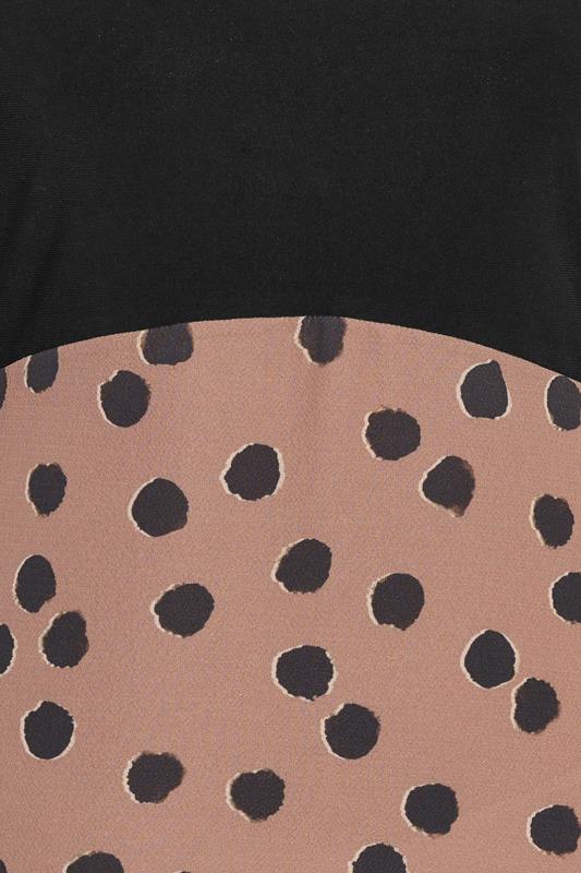 M&Co Black 2 In 1 Spot Print Maxi Dress | M&Co 4