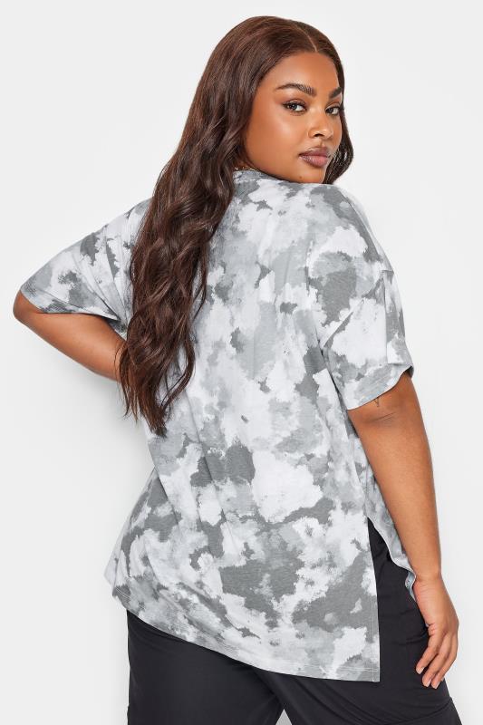 LIMITED COLLECTION Plus Size Grey Camo Print T-Shirt | Yours Clothing 3