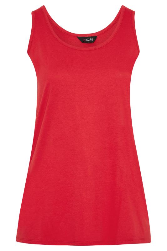 Red Vest Top | Yours Clothing