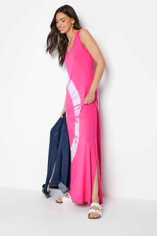 LTS Tall Women's Pink Tie Dye Maxi Dress | Long Tall Sally  3