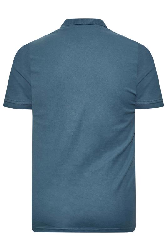 FARAH Sky Blue Polo Shirt | Bad Rhino 3
