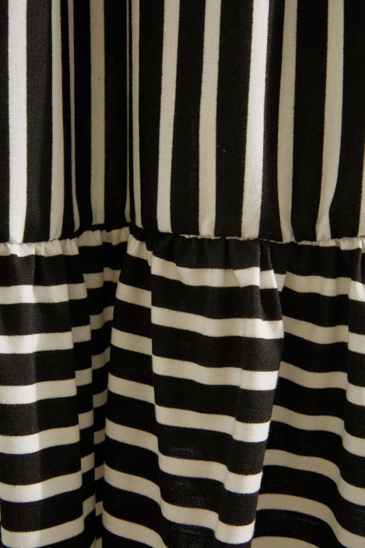 LIMITED COLLECTION Curve Black Stripe Print Midaxi Smock Dress_Z.jpg