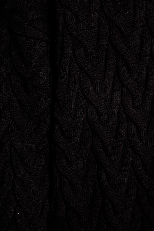 Curve Black Cable Knitted Hooded Maxi Cardigan_Z.jpg