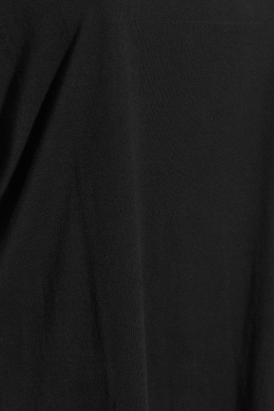Curve Black Oversized Boxy T-Shirt 5