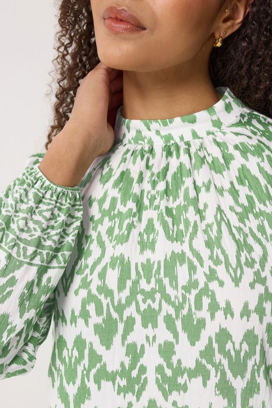 M&Co Green Abstract Print Belted Tunic Dress| M&Co 4