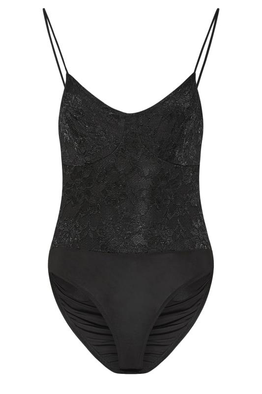 Petite Black Lace Bodysuit | PixieGirl  6
