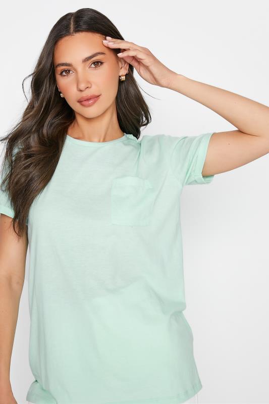 Tall Women's LTS Mint Green Pocket T-Shirt | Long Tall Sally 5