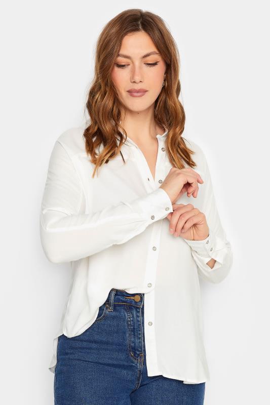 LTS Tall Women's White Long Sleeve Shirt | Long Tall Sally 4