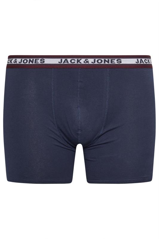 JACK & JONES Big & Tall Green & Grey 5 Pack Trunks | BadRhino 6