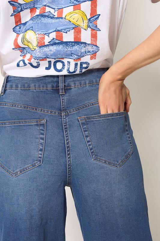LTS Tall Women's Blue Barrel Leg Jeans | Long Tall Sally 4