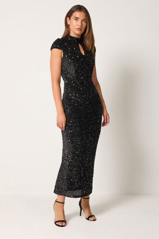 sequin dresses for tall ladies Plus Size Sparkle & Clothing cropped tops