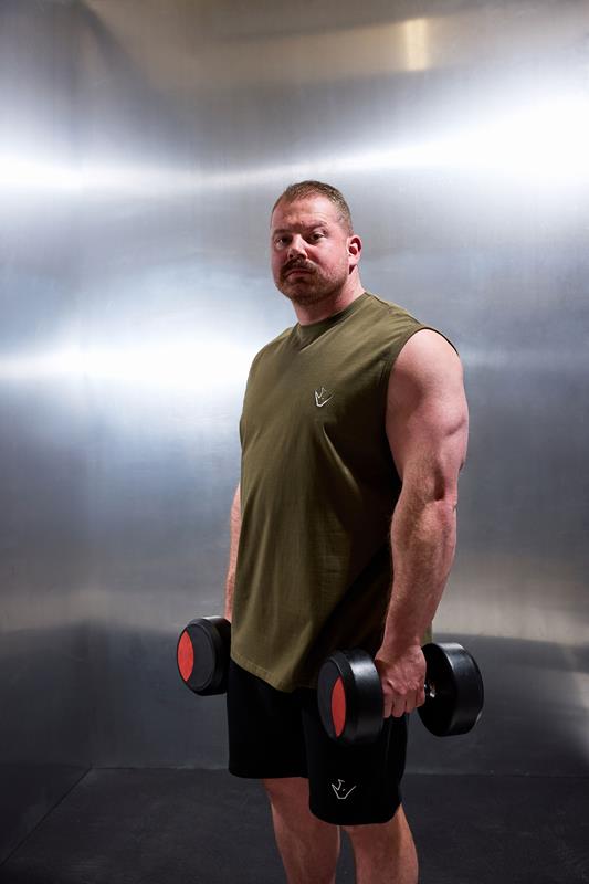  IronRhino Big & Tall olijfgroen 'Rest Day' Vest