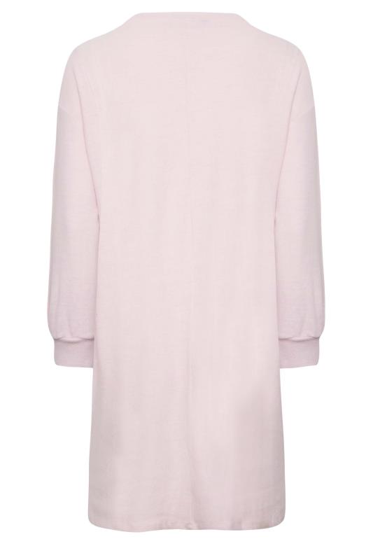 YOURS Plus Size Light Pink Soft Touch Midi Dress | Yours Clothing 7