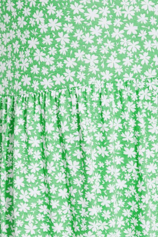 LTS Tall Green Ditsy Floral Maxi Dress 5