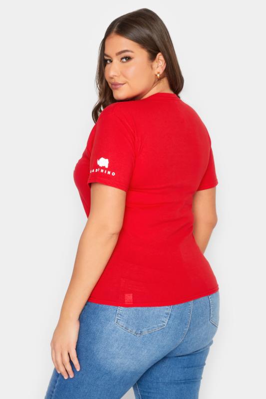 BadRhino Women's Red Ultimate Strongman T-Shirt | BadRhino 3