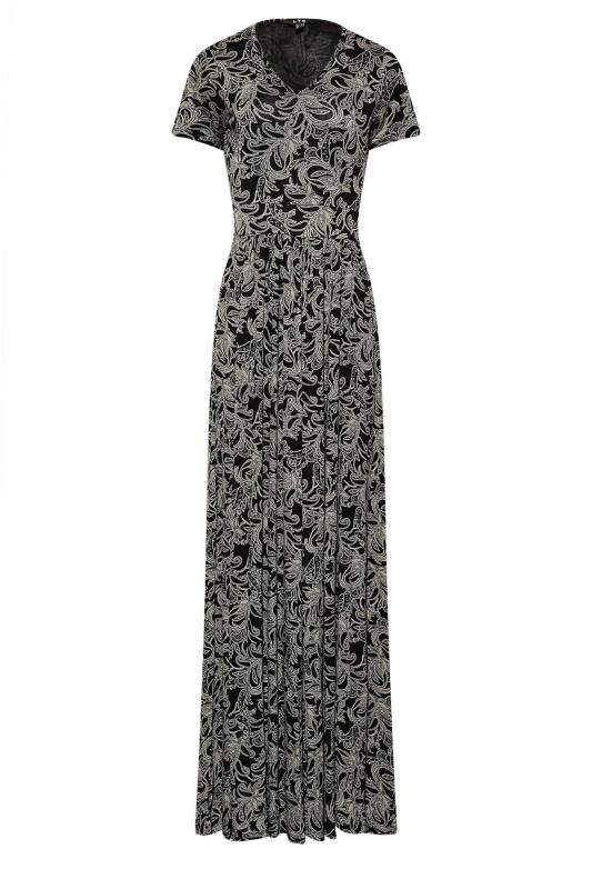 LTS Tall Black Paisley Print Maxi Dress 5