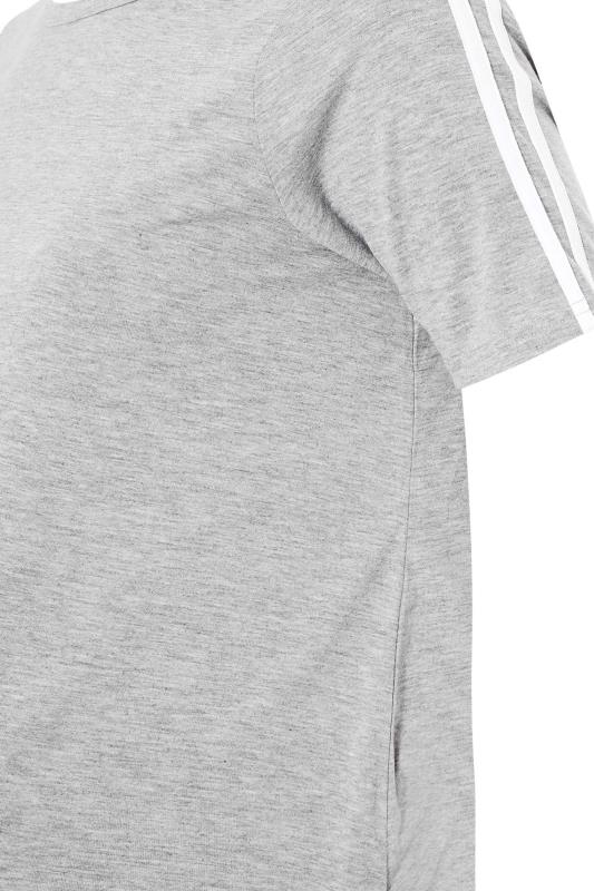 BUMP IT UP MATERNITY Grey Stripe T-shirt & Shorts Set | Yours Clothing 6