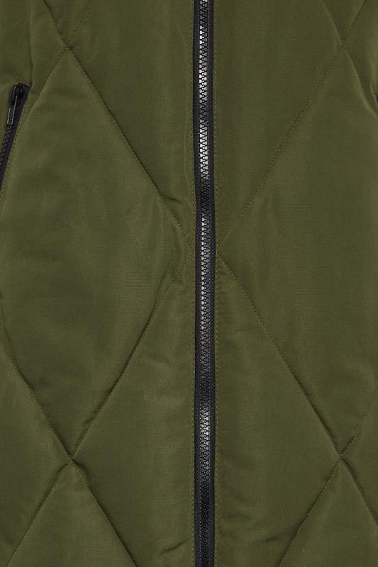 LTS Tall Women's Khaki Green Maxi Puffer Coat | Long Tall Sally 5