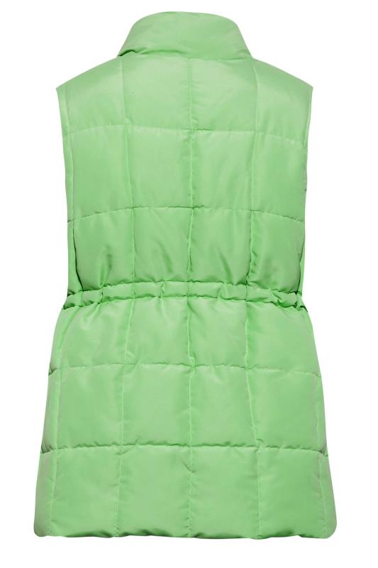 YOURS Plus Size Green Quilted Lightweight Gilet | Yours Clothing 7